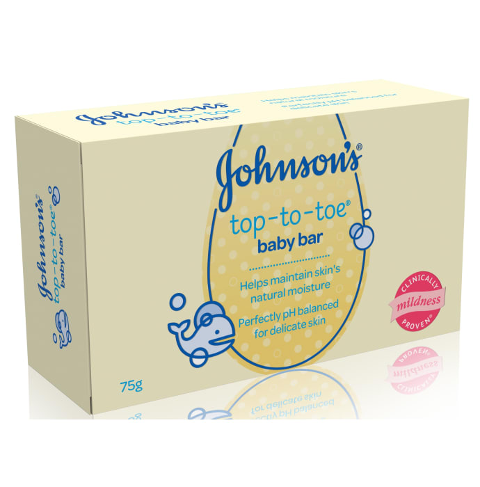 Johnsons top-to-toe baby bar